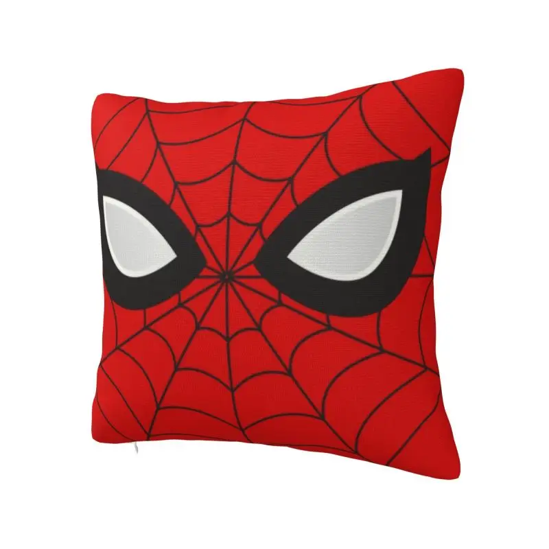 Classic Red Spider Web Cushion Cover 35x35 Cm Soft Polyester Throw Pillow Case For Sofa ChairDecoration Bedding Pillowcase