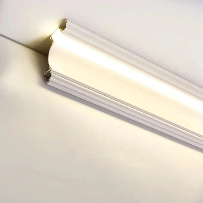 Led Aluminum Profile Plaster Line LED Strip Light Emitting Linear Light Free Ceiling Project Shaded Corner Linear Lights