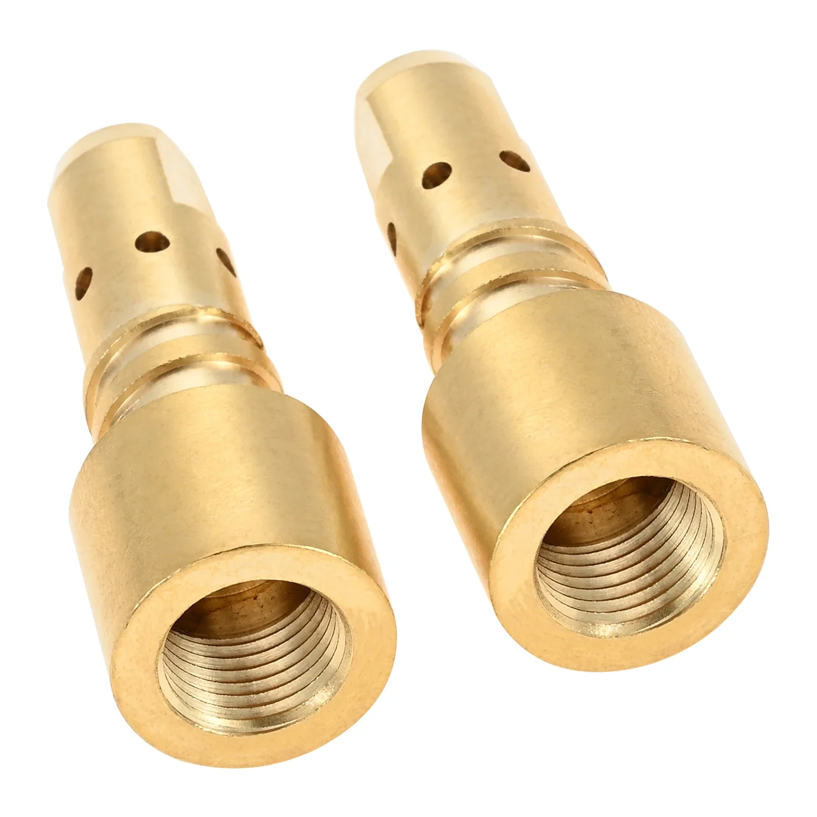 2Pcs KP2746-1 Threaded MIG Welding Gas Diffuser Copper Part for Lincoln Magnum Pro 250A 350A MIG Welding Gun Torch Easy Install