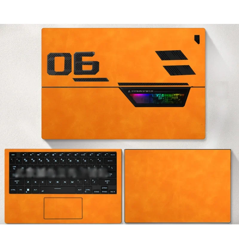 PU leather Skin Laptop Stickers for Asus ROG Flow Z13 GZ301 Gaming 2022 GZ301VF GZ301VV 2023
