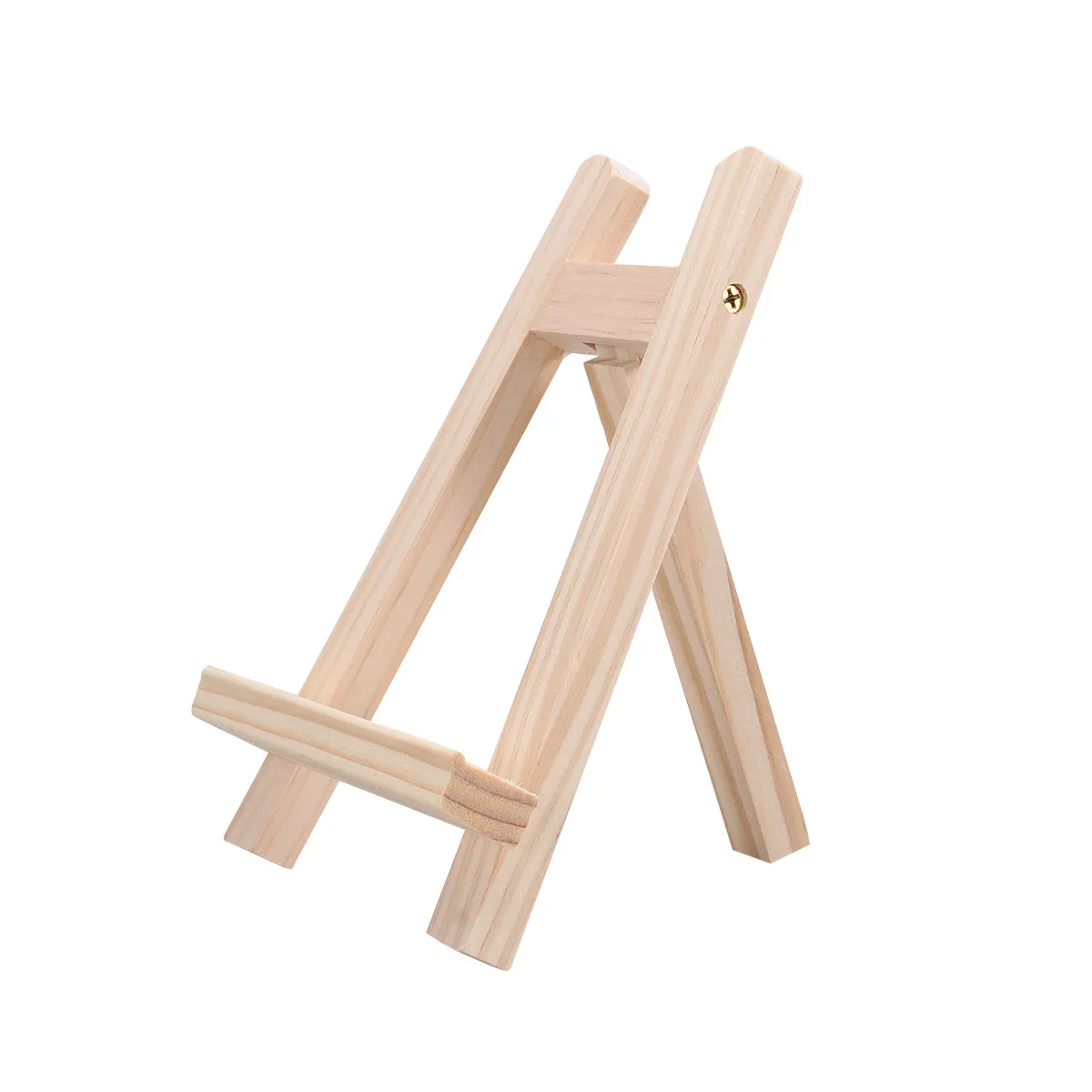 2Pcs 15x20cm Wood Easel Small Sturdy Tabletop Stand for Painting Display Photo Frame Bracket Calendar Holder Art Studio