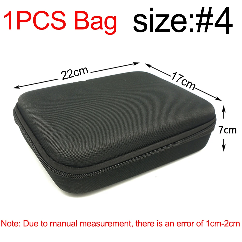 1 stücke Lagerung Tasche Werkzeug Box Mehrere Größen EVA Harte Lagerung Box Tragbare Reise Zipper Tasche Stoßfest Kamera Tasche Tasche
