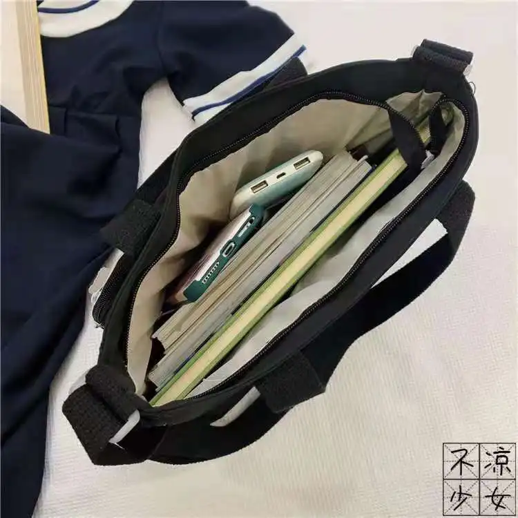 Nowe płótno torebki damskie torba młodzieżowa moda damska torba na ramię uniwersalne torebki damskie Crossbody pokrowiec Bolsas