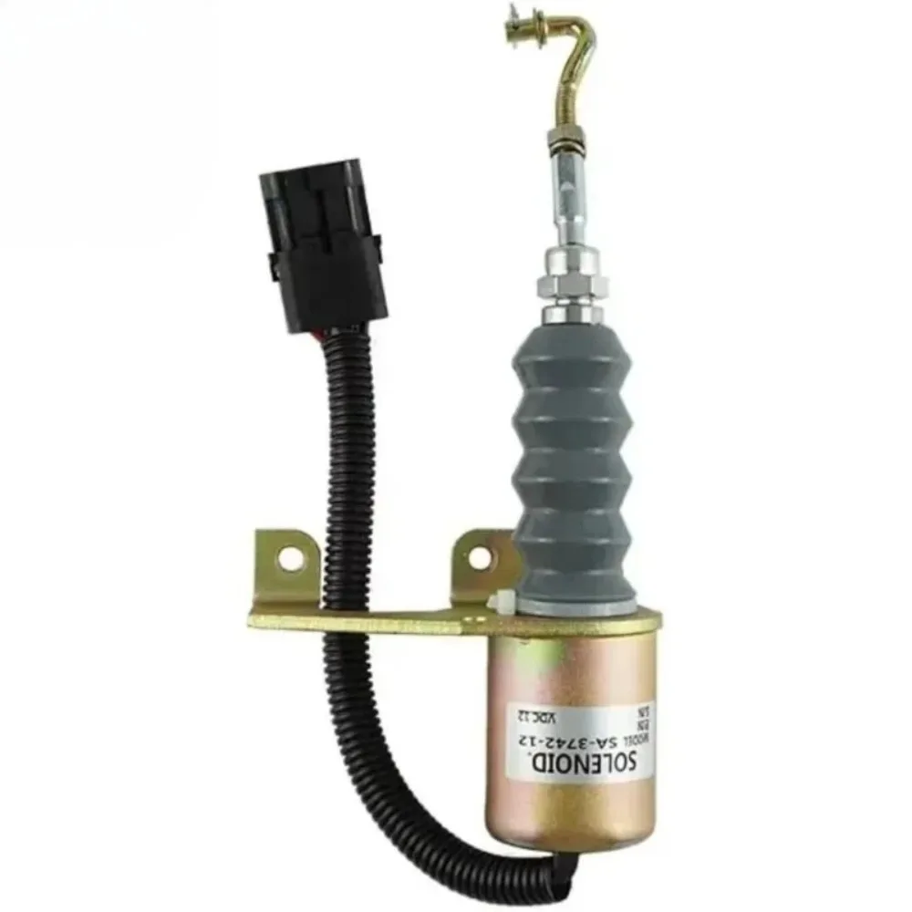 12V 24V Fuel Shutoff Solenoid SA-3742-12 3932017 For Deutz RSV Perkins Start Diesel Engine