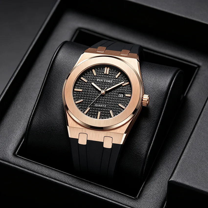 Men's Luxury Watch Top Brand Compact Silicone Waterproof Calendar Night Light Men's Texture Watch Gift Reloj Hombre