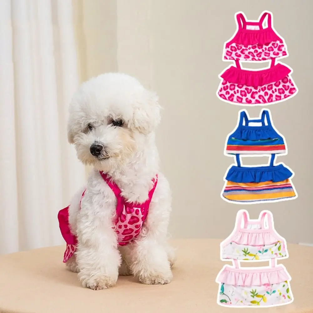 

Comfortable Fashion Pet Swimsuit Breathable Soft Pet Summer Clothes Thin Design Dog Vest for Puppy Kittens