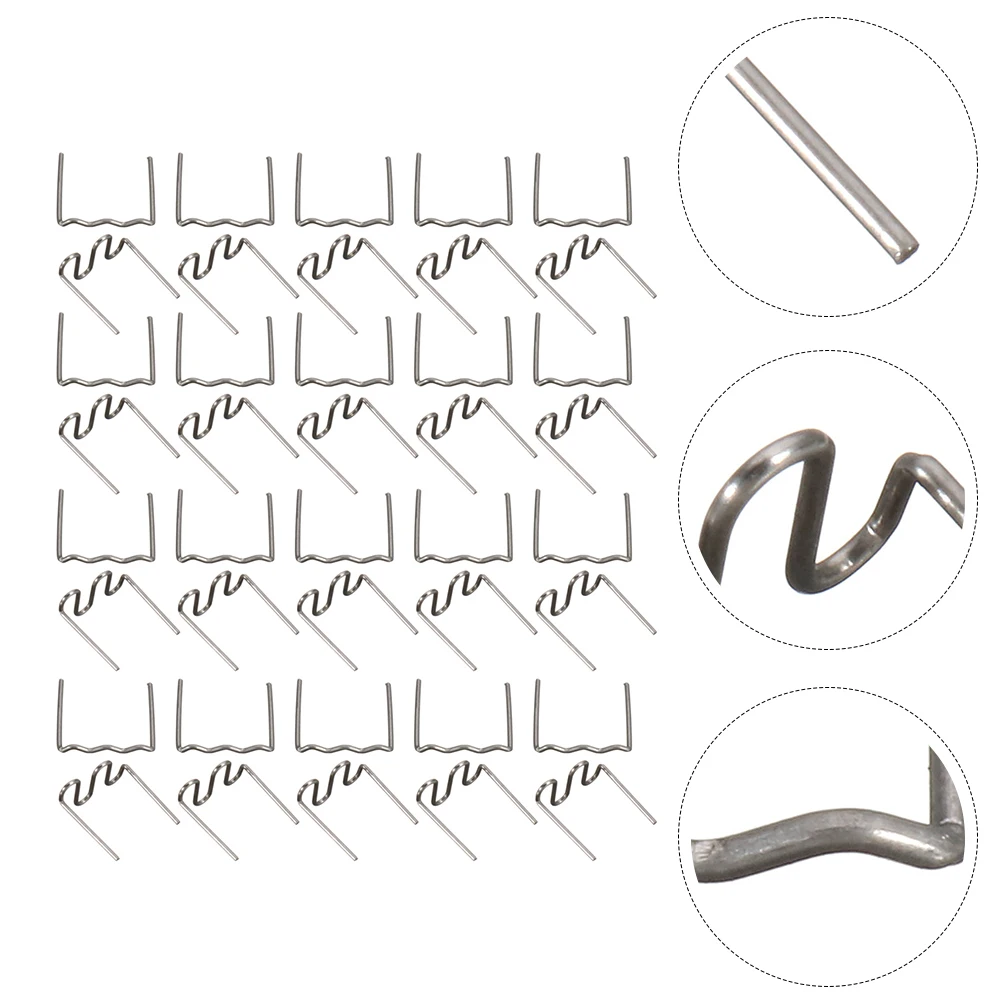 

1000Pcs Car Bumper Repair Welding Rods with Good Fluidity and Toughness for Plastic Metal Welding Auto Wave Staples