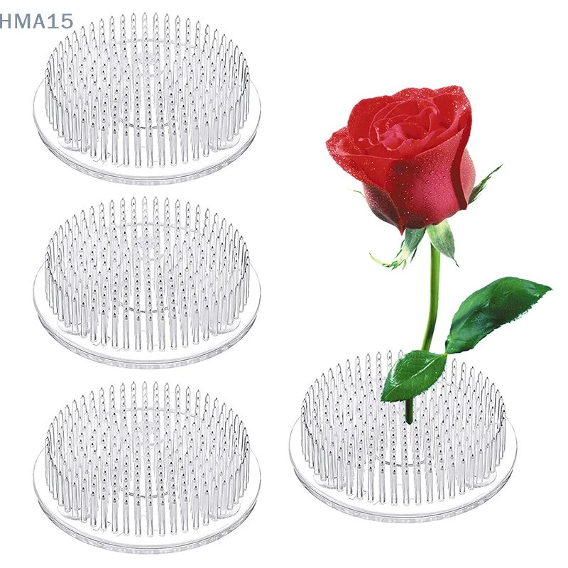 [HM]プラスチック製フラワーフロッグ クリアラウンドフラワ - Flower Frog Pin のレビューと価格