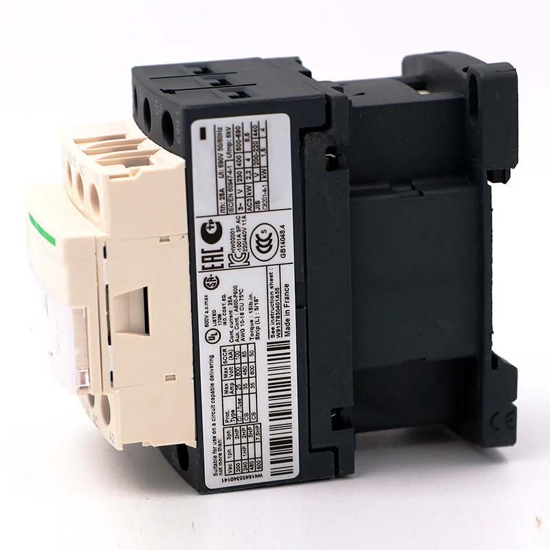 

LC1D09D7 Электрический магнитный контактор переменного тока 3P 3NO LC1-D09D7 Катушка переменного тока 9A 42 В