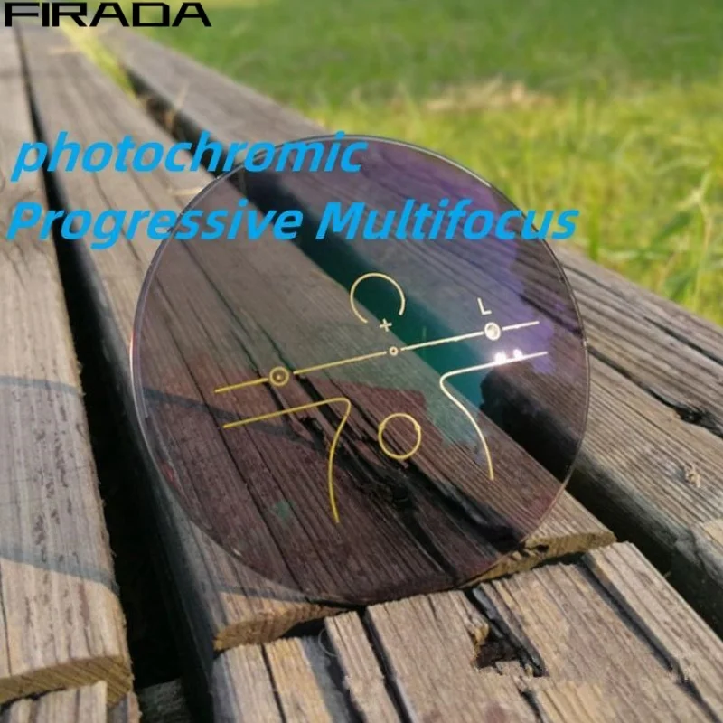 FIRADA 1.56 1.61 1.67 1.74 HMC Anti-reflection Aspheric Photochromic Progressive Multi-focus Optical Prescription Glasses Lens