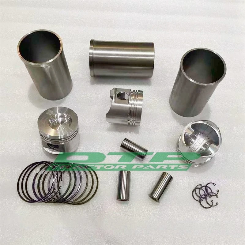 Set of Pistons,Cylinder sleeves, Piston rings,Piston pins and circlips,Quanchai engine parts,QC380 (direct injection mode)