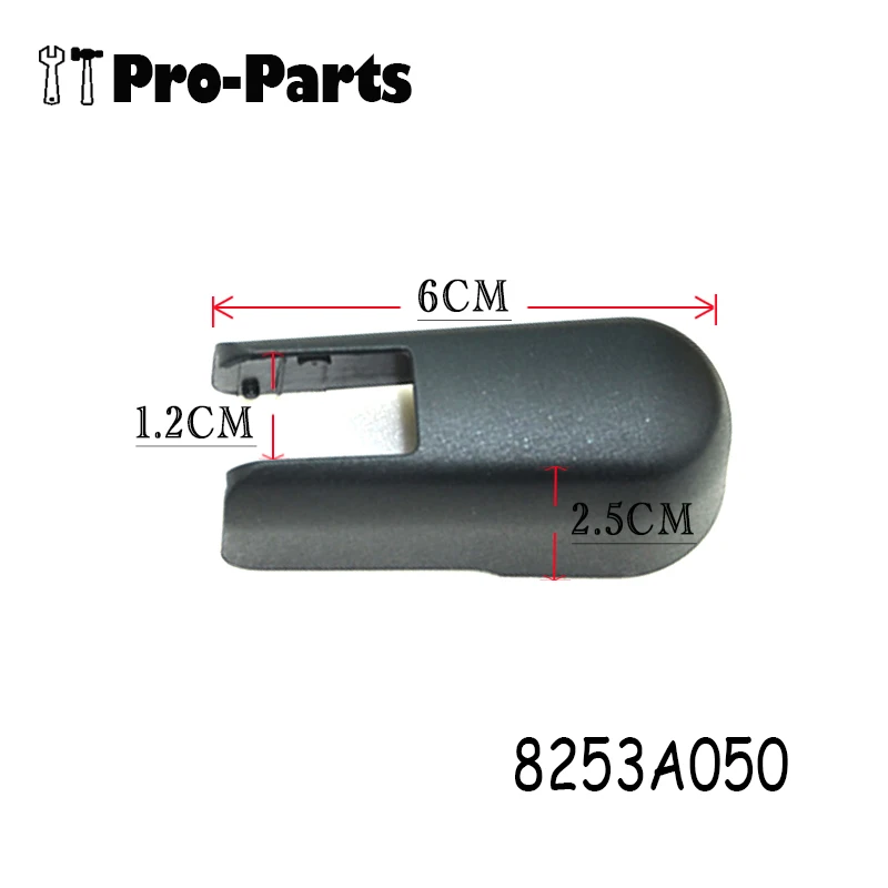 

High Quality Rear Wiper Arm Nut Cap Cover 8253A050 8253-A050 For Mitsubishi Lancer Hatch 2008-2017