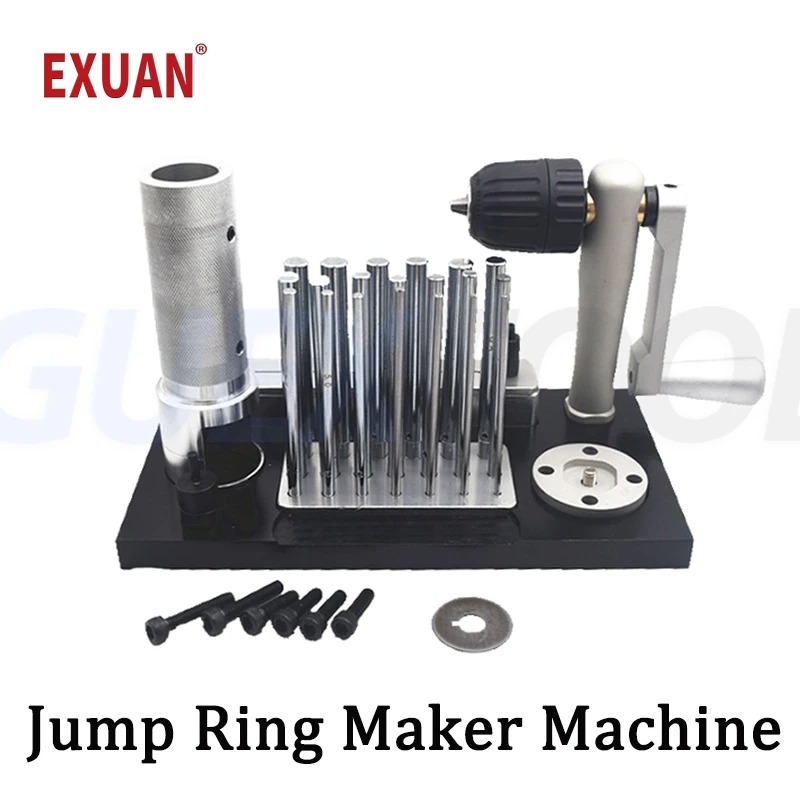 

Stainless Steel Jump Ring Maker Professional Manual Jump Ring Maker Machine Jewelry Essential Tools Small Round Tube Tightener