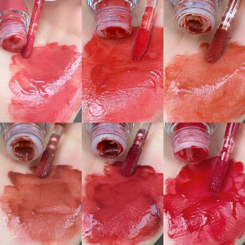 Lip Tint Non-Stick Cup Vloeibare Lippenstift Blush Waterdichte Langdurige Spiegel Water Lipgloss Lippen & Wang Make-Up