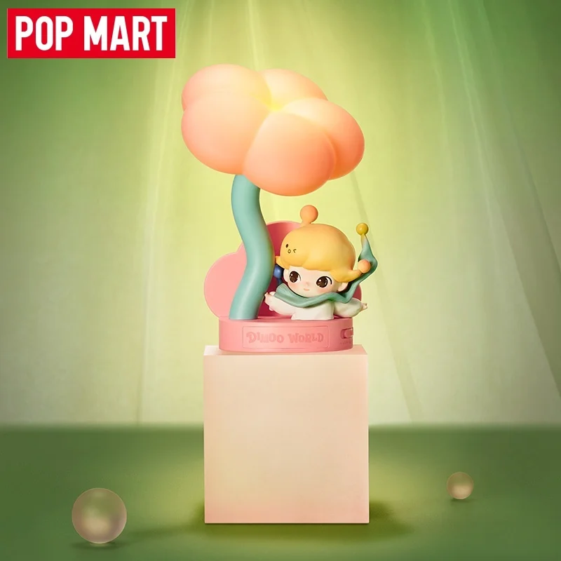 

POPMART Dimoo Moments In Bloom Series Sensor-Activa Night Light Blind Box Desktop Decor Toys Kawaii Illuminated Collectible Gift