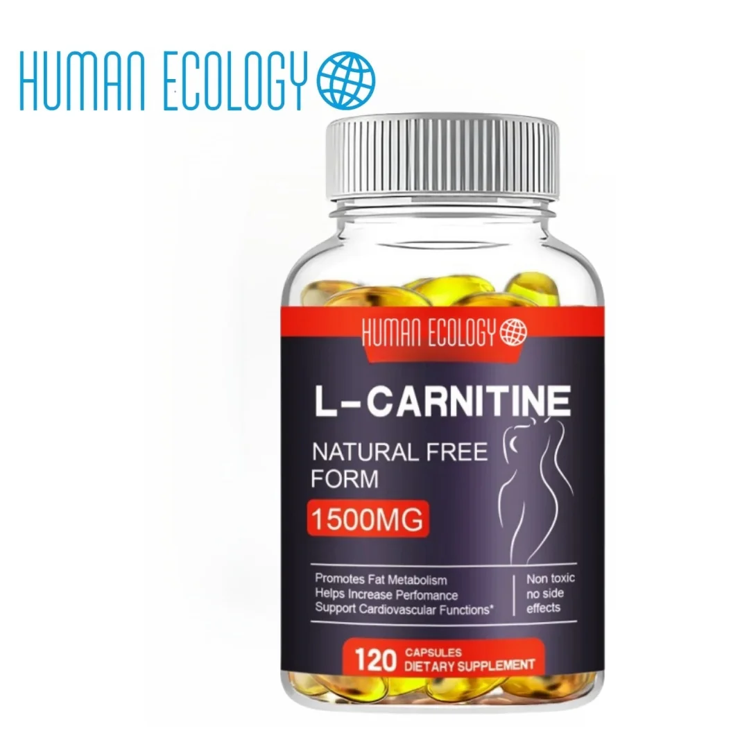 

HEALTH L-Carnitine 1500 mg Veg Caps, Energy Amino Metabolism Booster Fat Burner