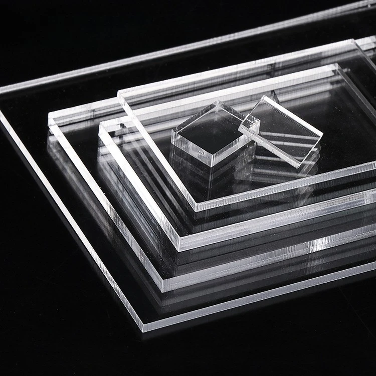 1/2/3pcs Thickness 3/4/5/6mm Transparent Colorless Clear Acrylic Board Perspex Glass Plate Plastic Organic Sheet Methacrylat