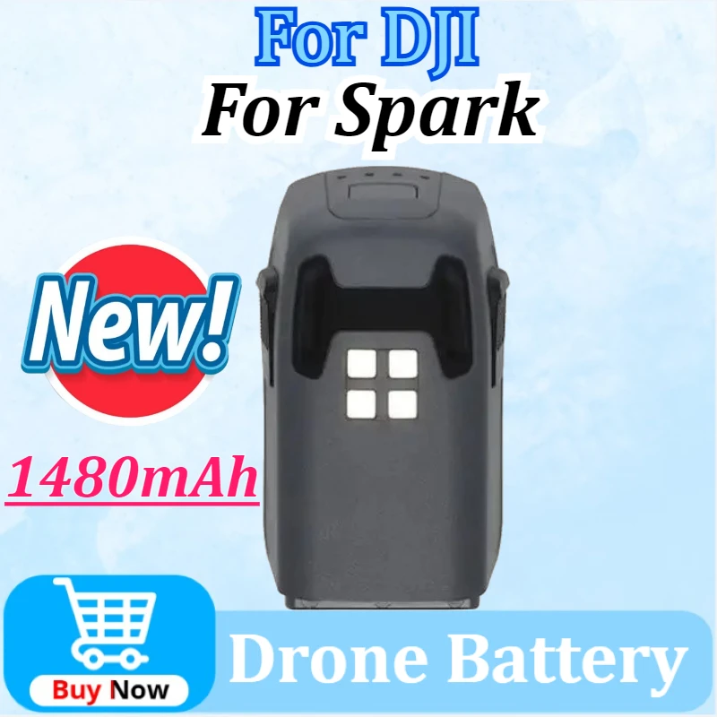 

New Upgraded 11.4V 1480mAh Drone Battery For DJI Spark drone UAV Battery High Quality Rechargeable Intelligent Fligh Battery