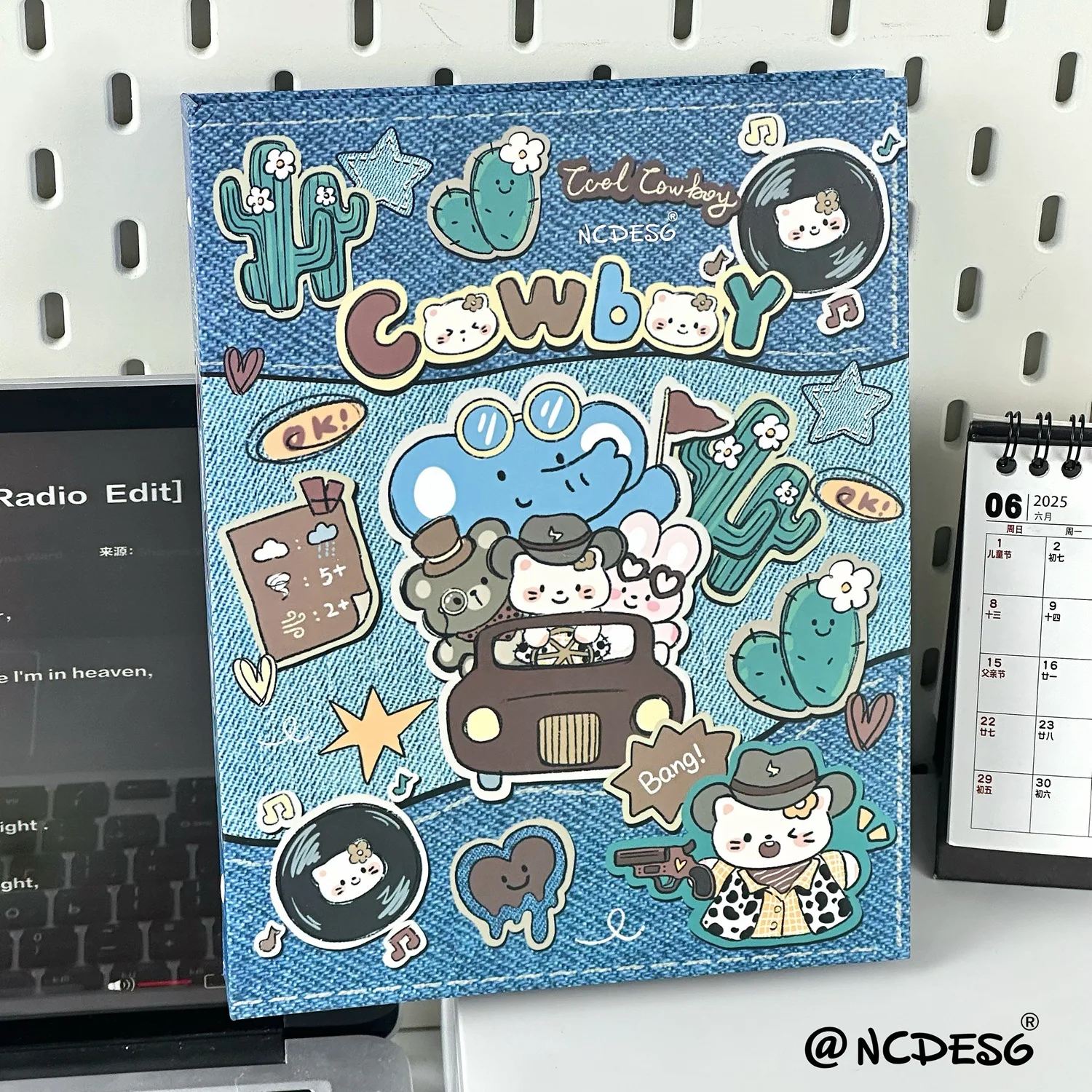 IFFVGX Kitten A5 Binder Photocard Holder Kpop Idol Photo Album Simple Photocards Collect Book Album for Photographs 포토카드 포장용품