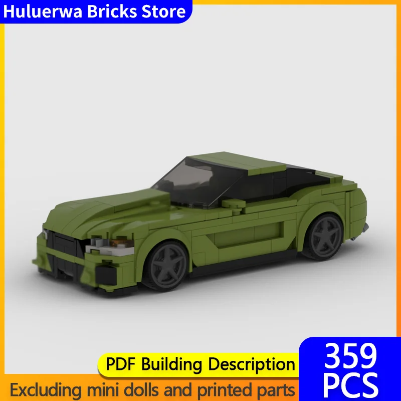 

Модель скоростного гиперкара MOC, строительные кирпичи, Mustang GT, американский мускулистый автомобиль, модульная технология, подарки, праздник, сборка, детские игрушки
