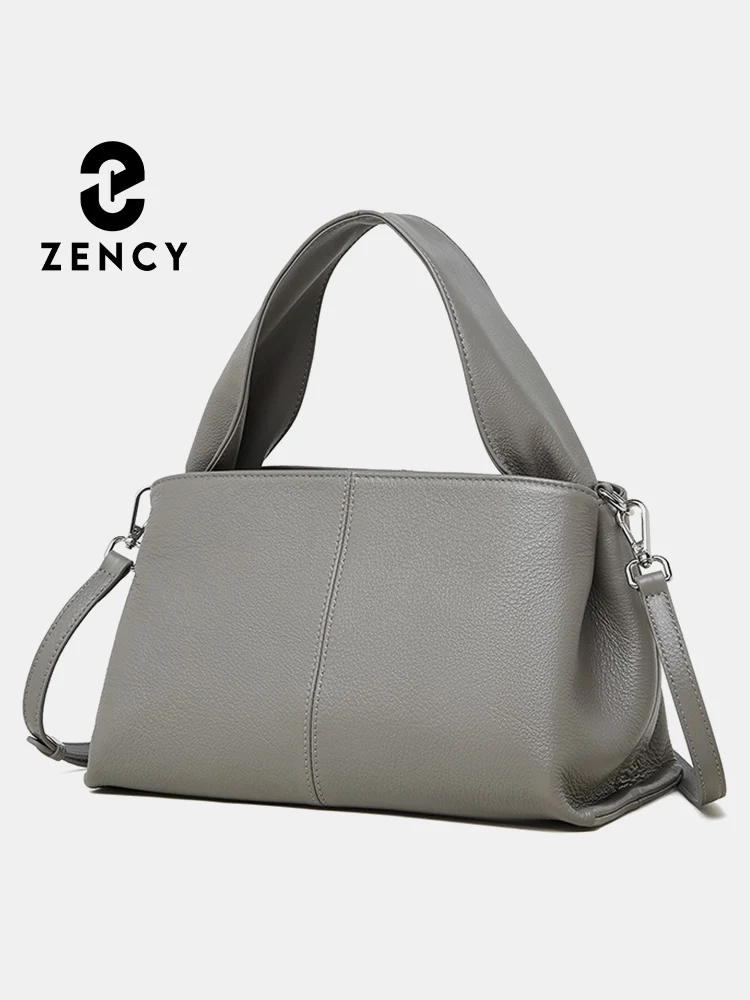 Zency New Women's Classic Luxury Brand Solid Color Designer Leather Handbag Crossbody Top-handle Bag Elegant Ladies Purse Bolso