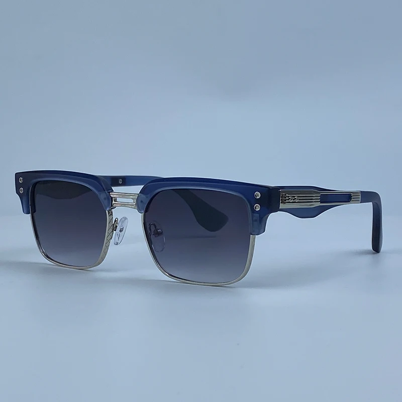 Retro Quadratische Punk-Sonnenbrille für Herren 2026 Luxus Designer Vintage Farbwechselnde Fahr-Steampunk-Sonnenbrille für Männer Eyewear Shades – Detail 18
