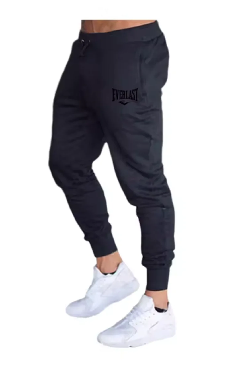 السراويل الجديدة المطبوعة الخريف EVERLAST الرجال/النساء تشغيل السراويل ركض Sweatpant الرياضة بناطيل كاجوال اللياقة البدنية الصالة الرياضية تنفس السراويل