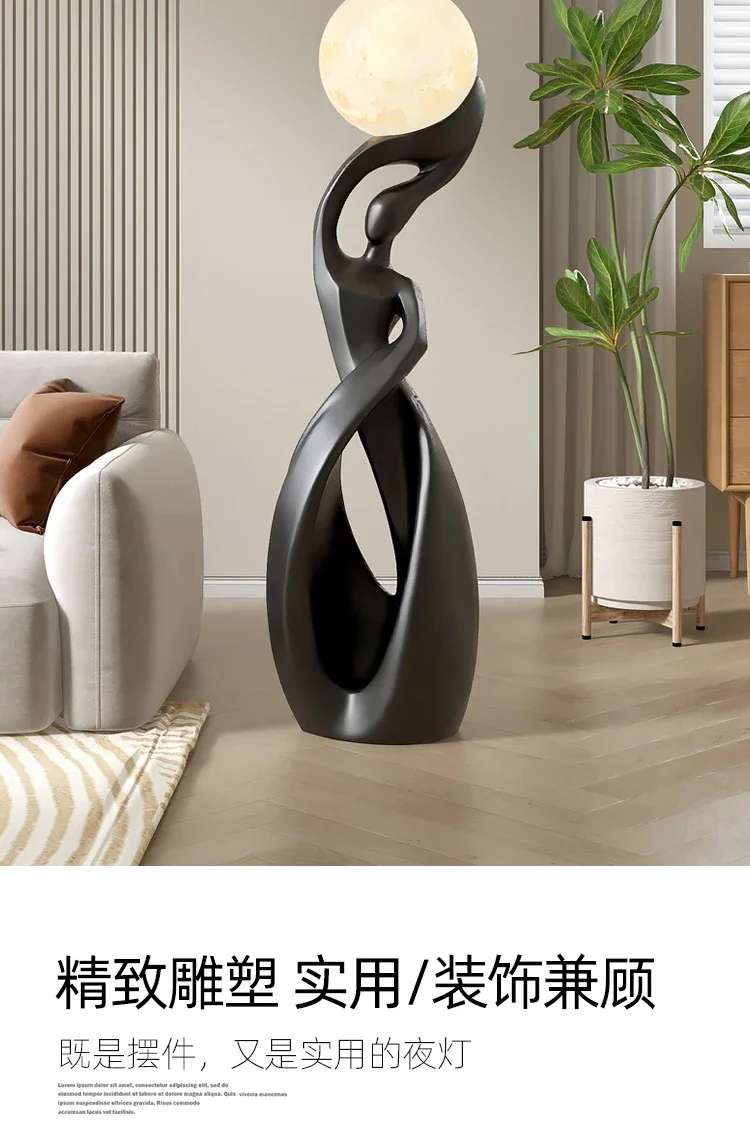 Art Floor Ornament, Sofa Decorative Lamp, High-end Atmosphere Home Decorations  fairy garden miniatures  living room decoration