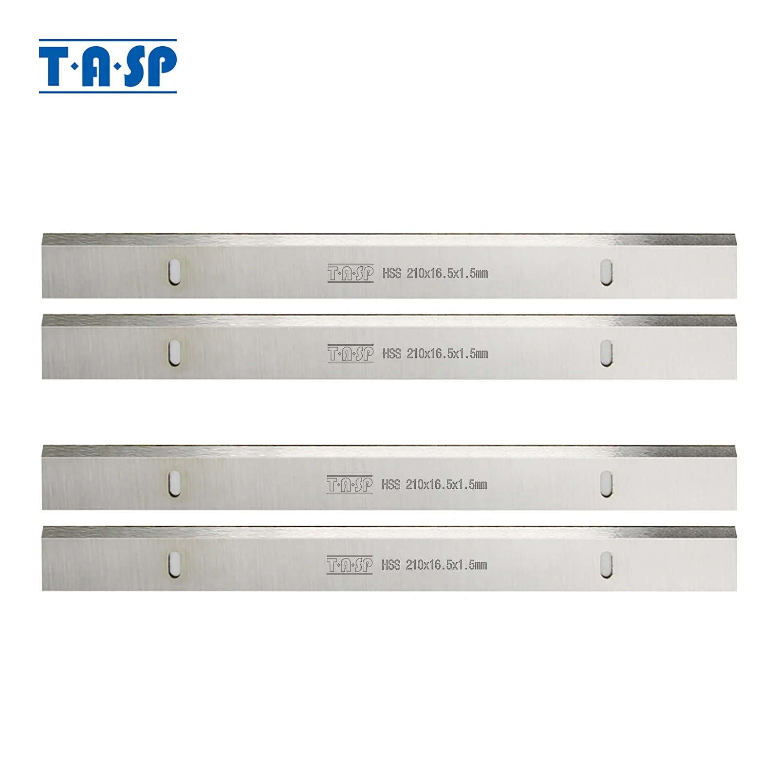 TASP 2 Pairs 210mm HSS Wood Planer Blades 210x16.5x1.5mm Thicnknesser Knives for Einhell TH-SP 204 TC-SP 204 ERBAUER 052