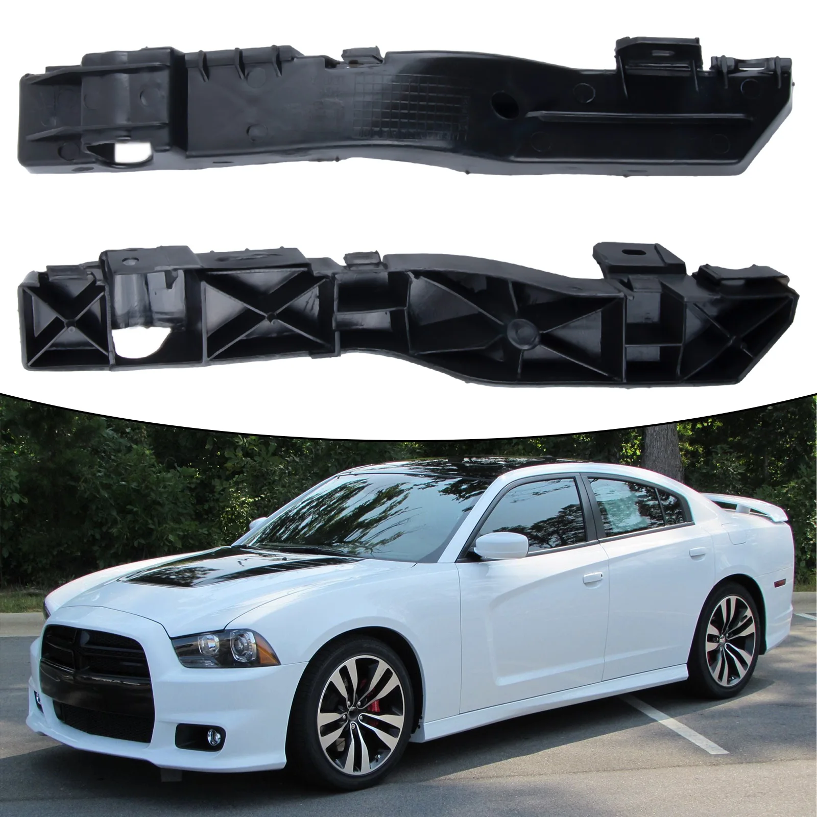 

2 шт., передний левый и правый бампер для Dodge Journey 2009-2017