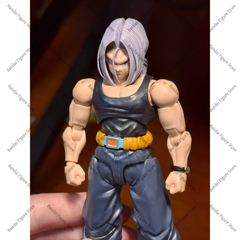 In Stock SHF Dragon Ball Trunks Head Sculpt Set AIR013 AIR014 AIR015 Replacement Head Accessories for Action Figure Model view 5