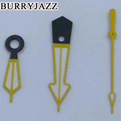 BURRYJAZZ NH35 NH36 NH38 7S26 7S36 4R35 4R36 Watch Hands Black Yellow Hands Green Luminous