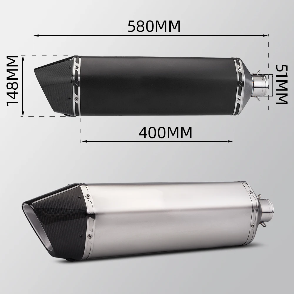 For MAXSYM TL500 TL 500 Full System Motorcycle Exhaust Escape Moto Modified Front Link Pipe Connect Yoshimura Muffler DB Killer