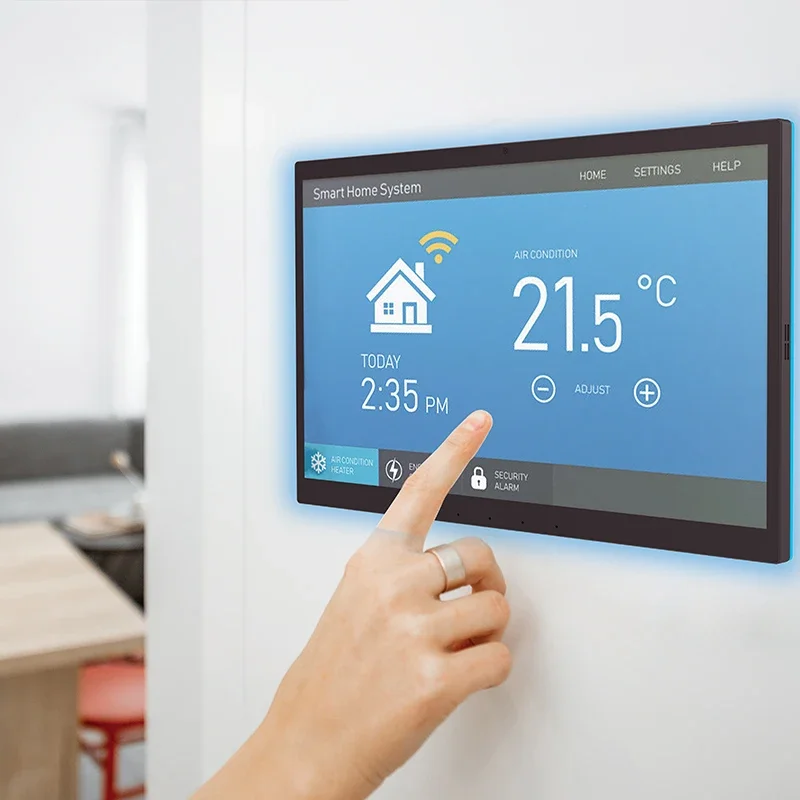 Tablette murale Smart Home, système tournesol, contrôle Tuya, écran tactile, POE, NDavid, RFID, WiFi, Zigbee, Android, Linux, panneau, 10.1"