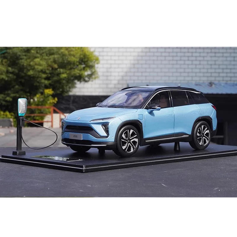 

Dietcast 1:18 Scale Original NIO ES6 Car Model New Energy Electric Vehicle Alloy Simulation Car Model Finished Gift Toys