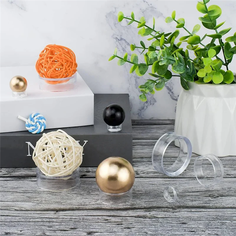 

【Price-Drop!】35 Set Pieces Acrylic Display Stand Softball Display Holder For Golf Ball, Baseball, Softball, Tennis Ball