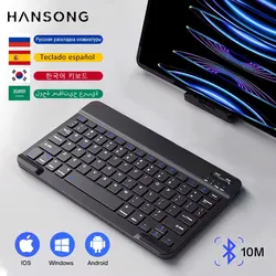 Tablet Wireless Keyboard For iOS Android Windows For iPad Huawei Samsung Xiaomi Teclado Bluetooth-compatible Keyboard and Mouse