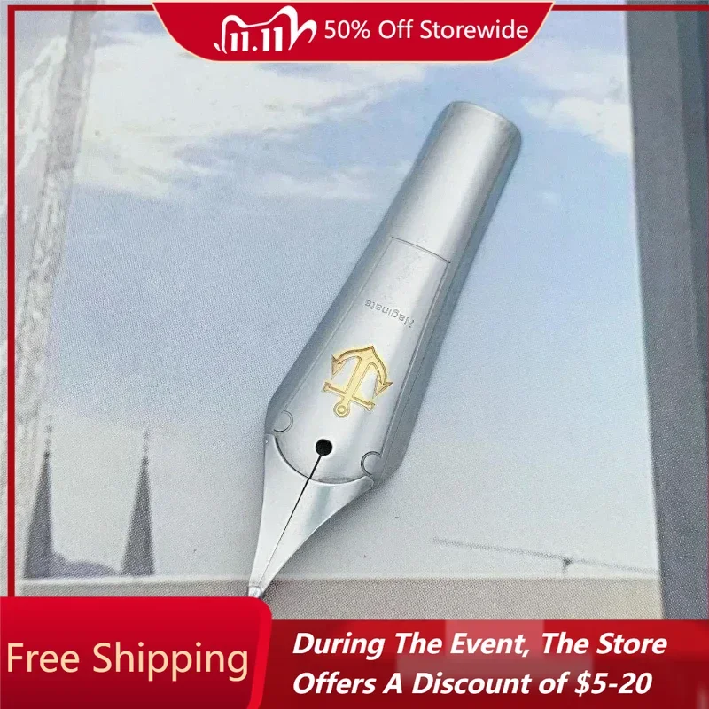 

Толстый длинный нож с ручным нажатием, перьевая ручка 1,6 мм, 2,0 мм, 30, мм, двухслойный наконечник с длинным лезвием, двухцветные офисные деловые советы