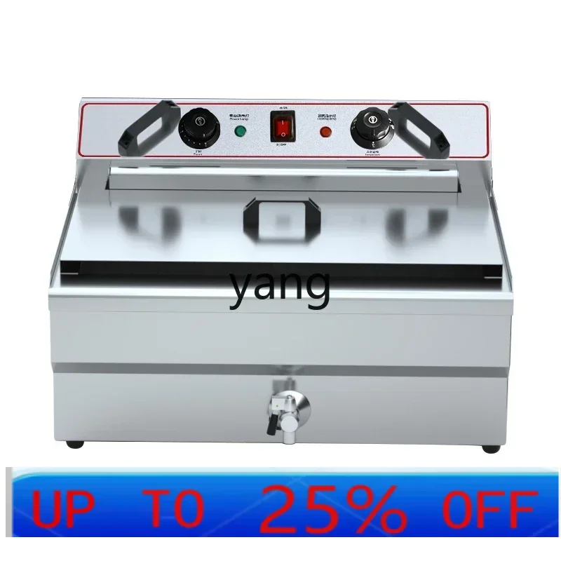 

LTT Настольная электрическая фритюрница Коммерческая фритюрница с параллельным стержнем, одноцилиндровая, большой емкости