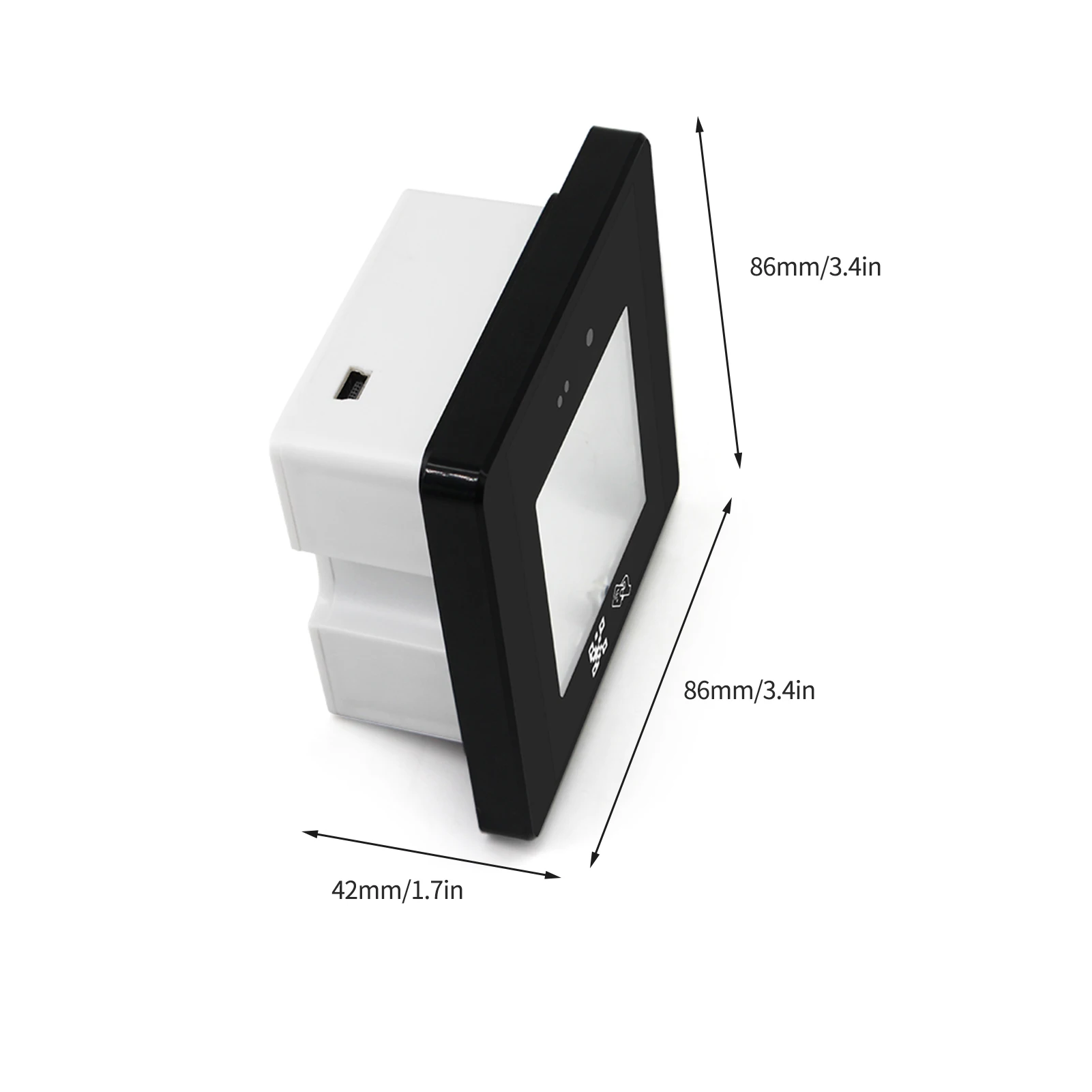 Embedded Barcode Scanner Wired Scanning Module RFID Card Reader High Speed Barcode USB Connect for 1D 2D QR Code