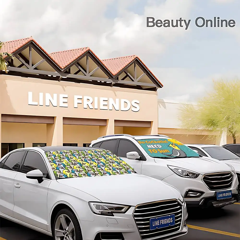 

Chubby Cockatiel лобовое стекло солнцезащитный козырек аниме милое переднее лобовое стекло автомобиля 70x130 см солнцезащитный козырек теплоотражатель