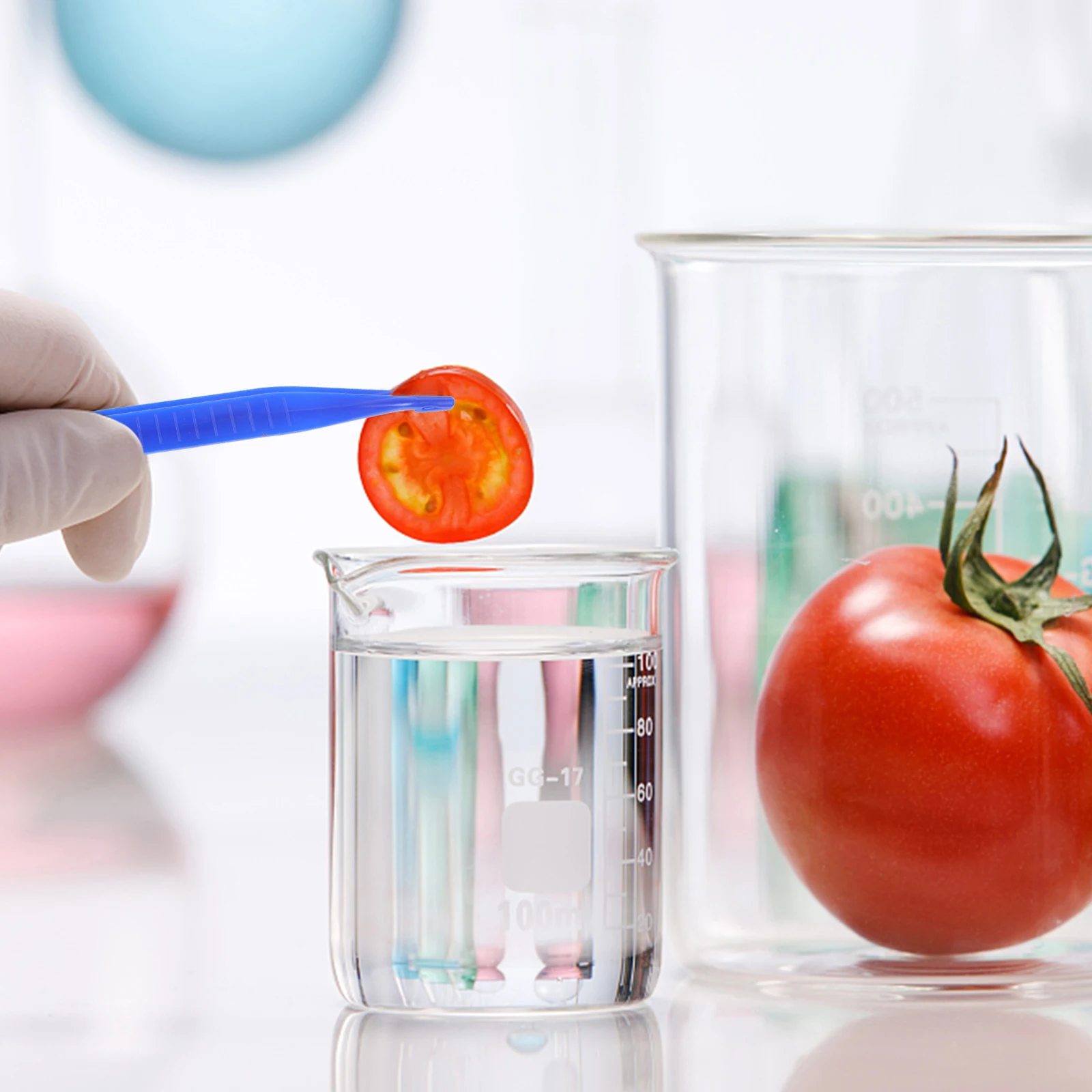 

15 pcs Plastic Tweezers Disposable Beading Craft Tools for Home School Classroom Hospitals Safe Premium