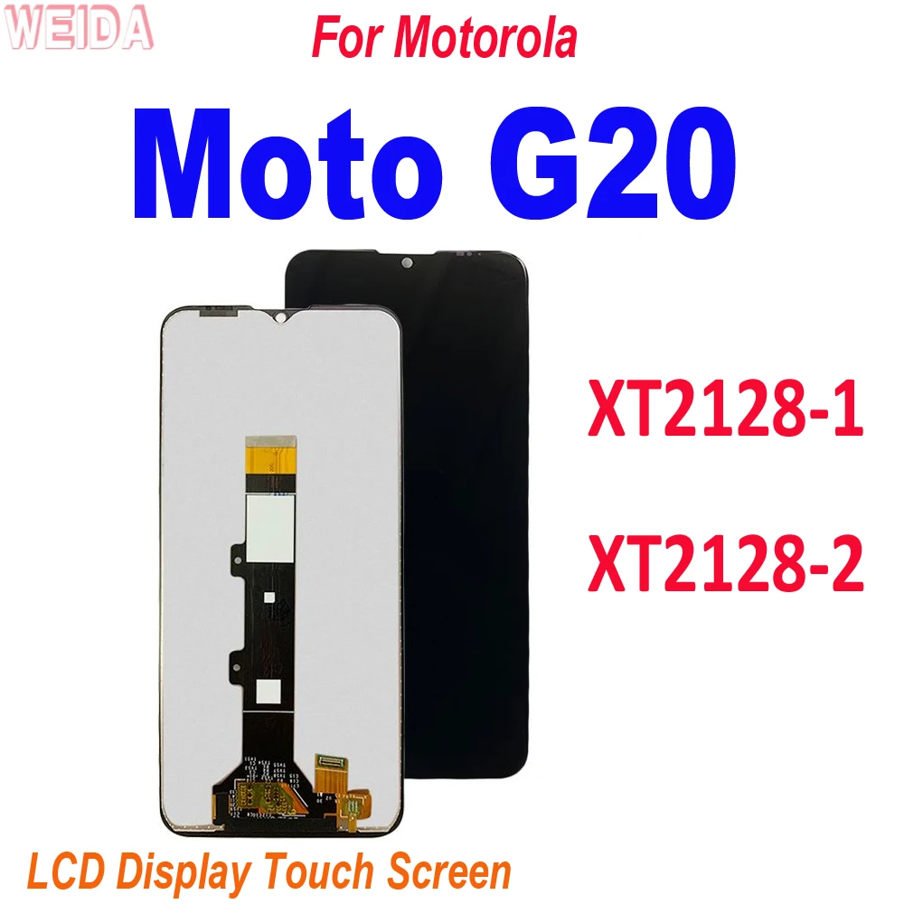 

New Original 6.5" LCD For Motorola Moto G20 LCD Display Touch Screen Digitizer Assembly For Moto G20 XT2128-1 XT2128-2 LCD Tools