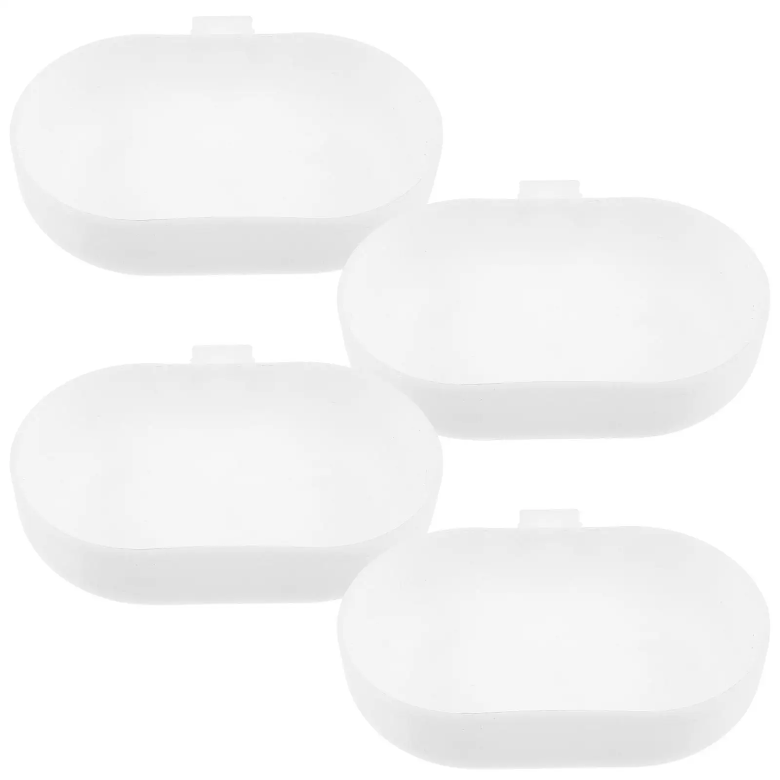 

5 Pcs Bird Bathtub Cube Parakeet for Cage Munia Bathing Basin Plastic Container