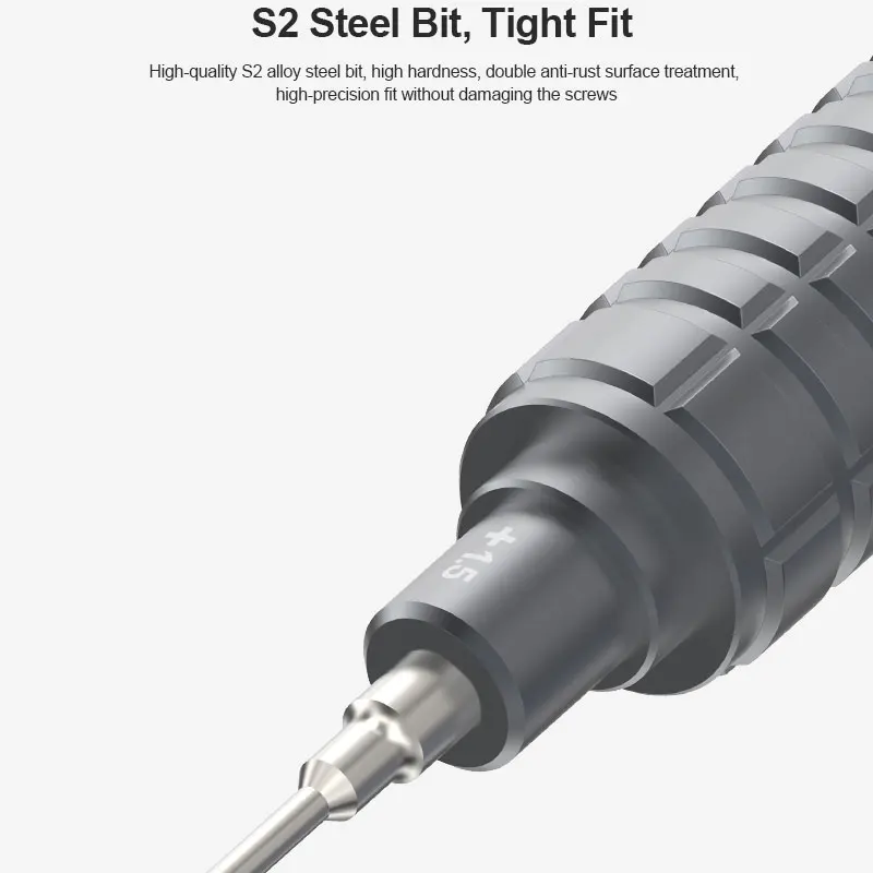 RELIFE RL-730A Steel Cannon King Classic Series Schraubendreher-Set, Aluminiumlegierung, geräuschreduzierendes Lager, Demontage-Schraubendreher – Detail 8
