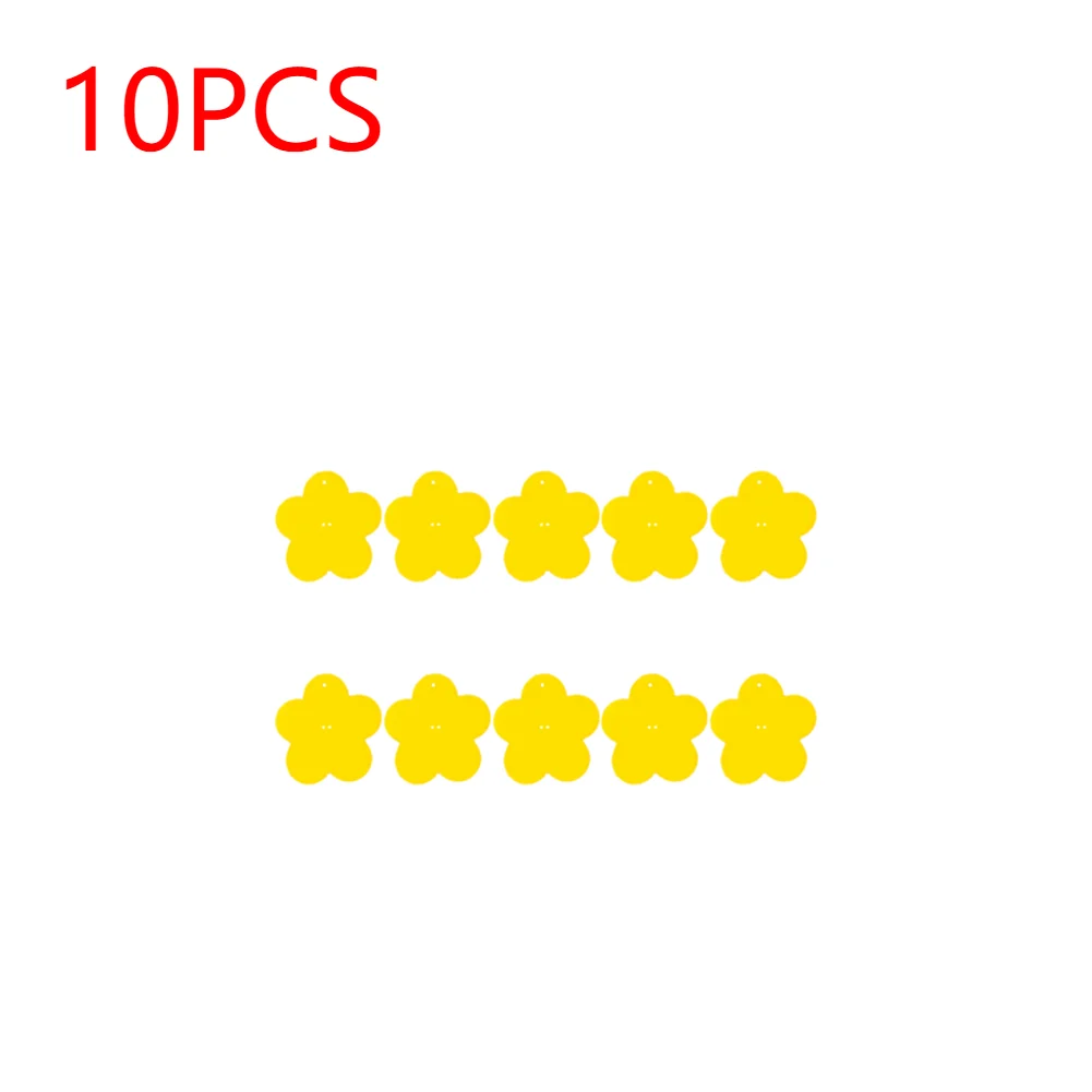 10-100 Stuks Sterke Gele Kleverige Vallen Dubbelzijdige Sticker Kleverige Vliegenvangers Insecten Ongedierte Buiten Insectenvanger Sticker