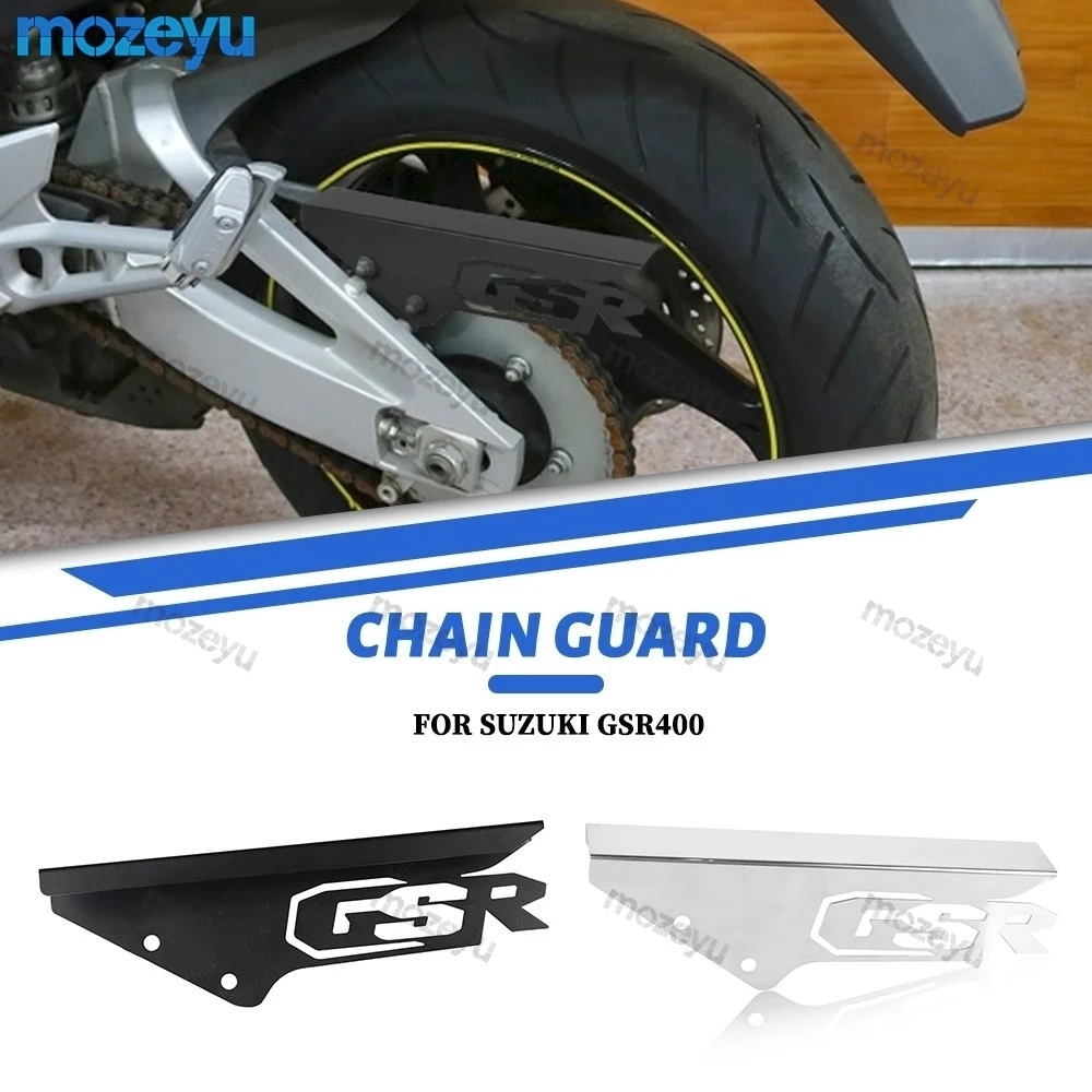

For SUZUKI GSR400 GSR600 GSR 400 600 2006-2017 Motorcycle Sprocket Chain Guard Cover Chainguard Protector Motorbike Accessories