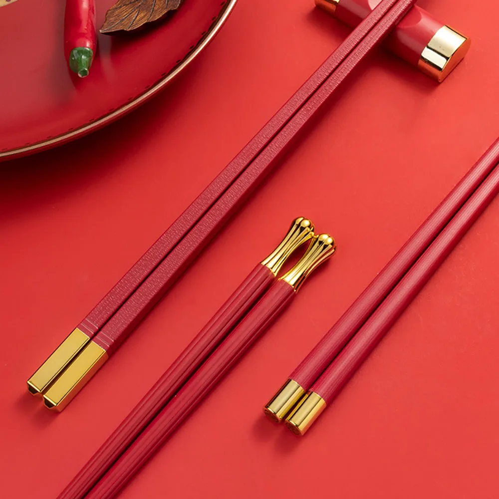 5Pairs Hohe Qualität Japanische Nicht-Slip Stäbchen Koreanische Hotel Restaurant Tragbare Gesunde Lebensmittel Stick Sushi Küche Stäbchen – Detail 6