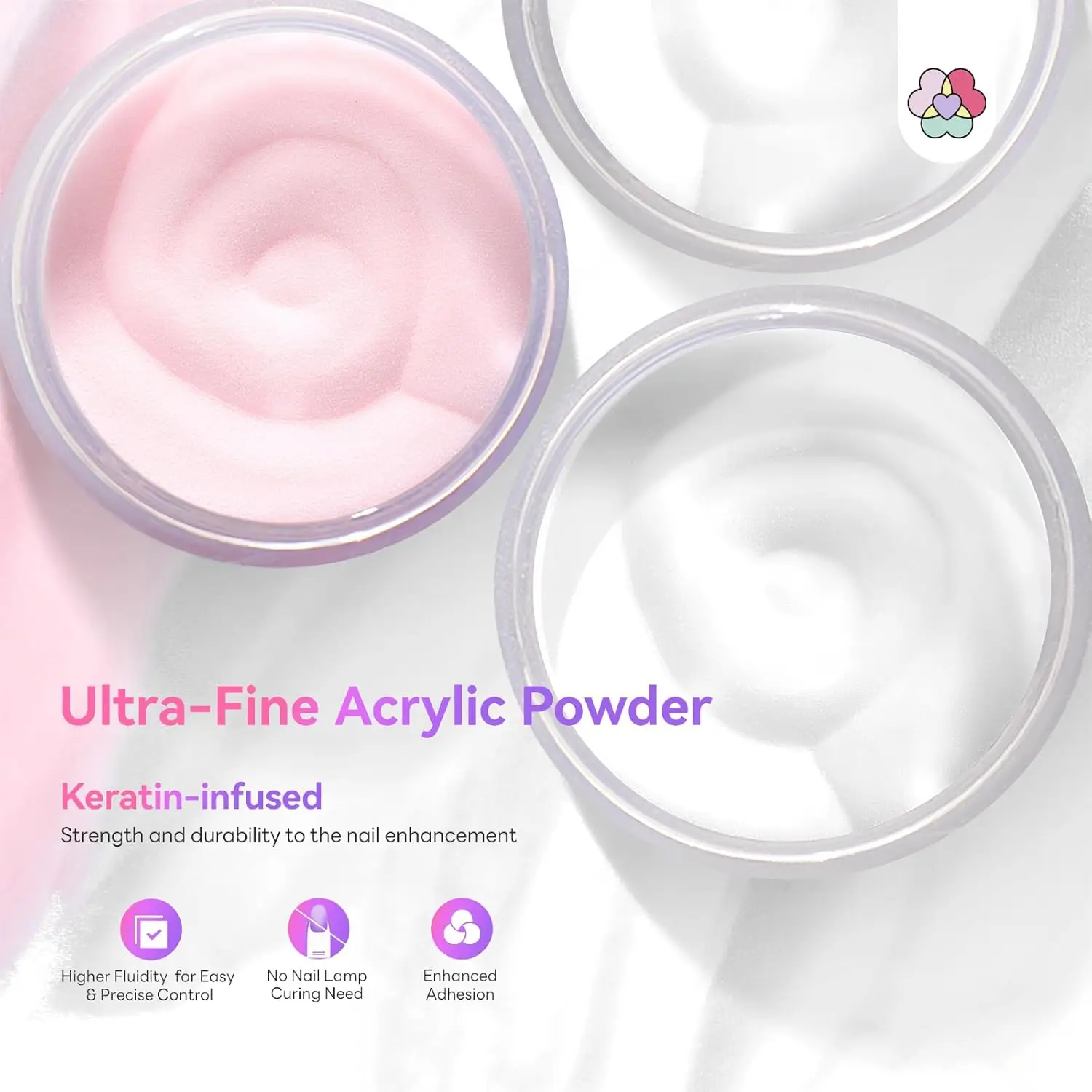 アクリルネイルキット、クリアホワイトピンク28gアクリルパウダーと75mlリキッドセット、ブラシ、フォーム、キューティクルオイルペン、ツール、マニキュアネイルキット