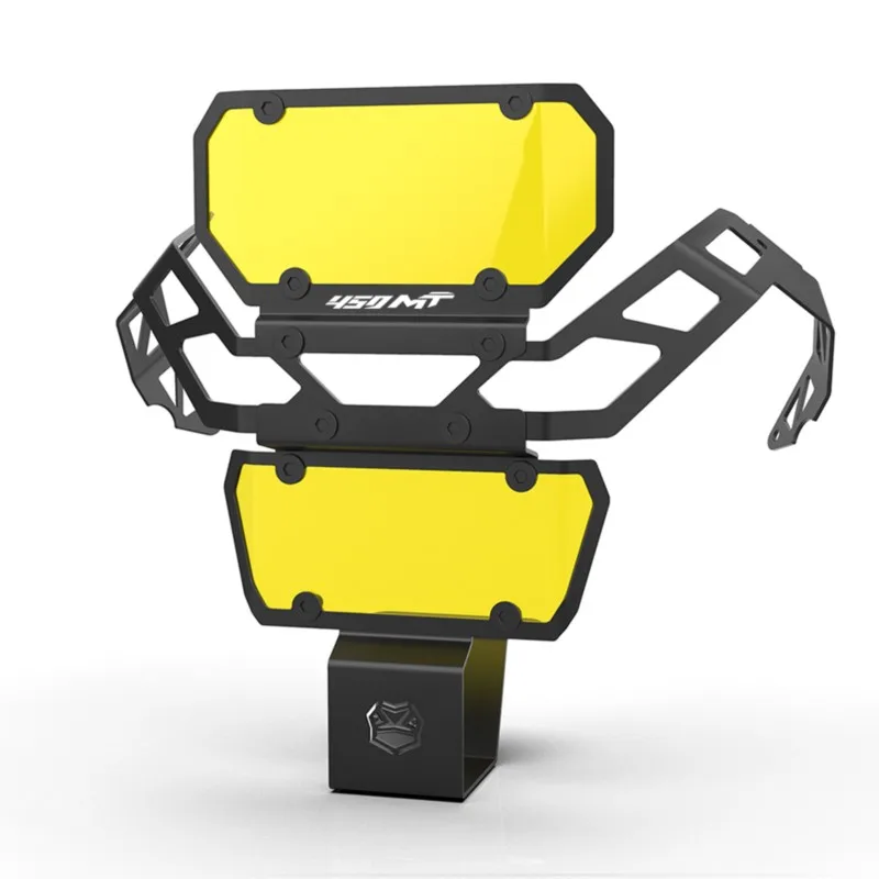 อุปกรณ์เสริมรถจักรยานยนต์สําหรับCFMOTO 450MT 450 MT 2024-2025-2026 ไฟหน้าGrille Guard Coverป้องกันโคมไฟProtectorชุด